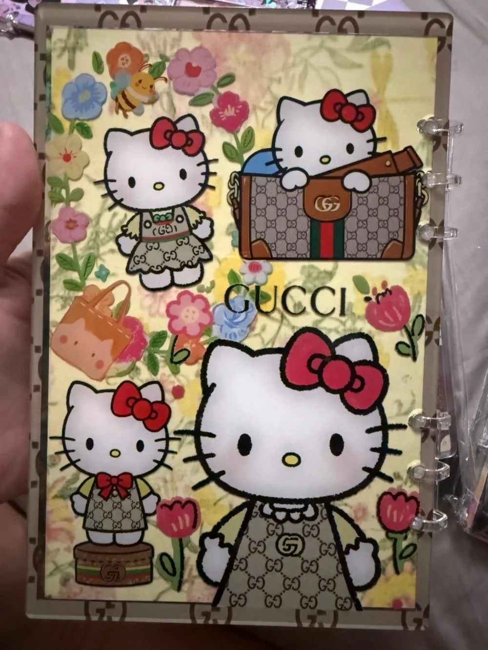 A5 Hello Kitty Shaker notebook GG Brand